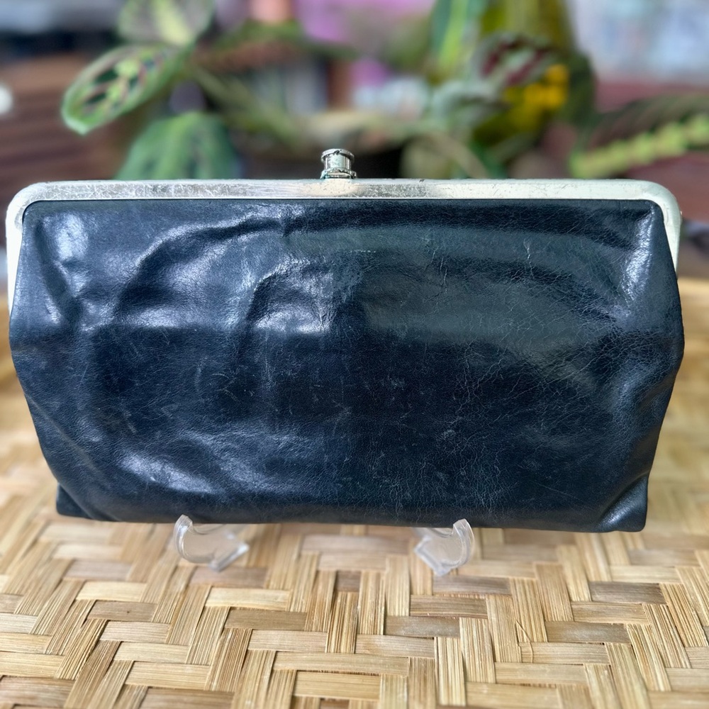HOBO Leather Wallet – Well Loved, Fully Functional 
Black